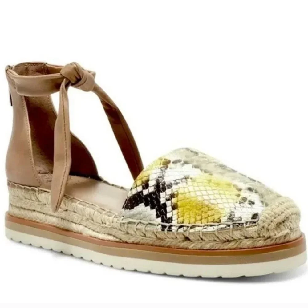 VINCE CAMUTO Printed Espadrilles Sandals